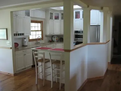 Radiant White Kitchen Renovation by Kitchen & Bath Design Center