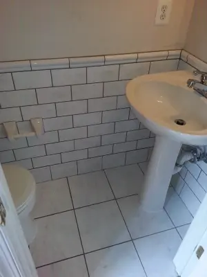 Bathroom Tile Project in Bristow, VA by Home Services Unlimited, LLC