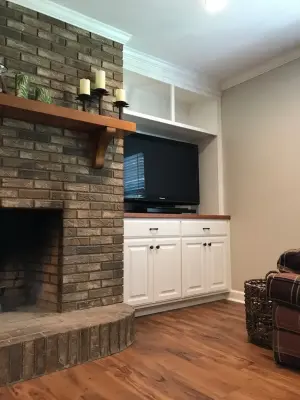 Laurens | Custom Built-Ins | Buffet | Home Renovation Design — Kitchen Remodeling project by Adair & Thomas Construction LLC