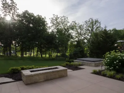 Modern Minimalist Patio — Landscape Design project by Meier Landscape Architecture