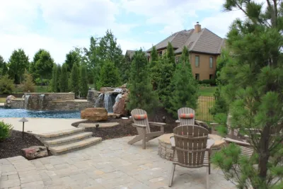 Traditional Patio in Mills Farm Community - Overland Park, KS by Meier Landscape Architecture