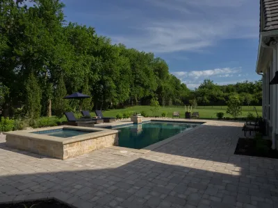 Luxury Transitional Pool in Overland Park — Landscape Design project by Meier Landscape Architecture in Overland Park