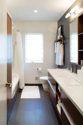 C and E's Restroom — Kitchen Remodeling project by D KISER Design.construct, Inc.