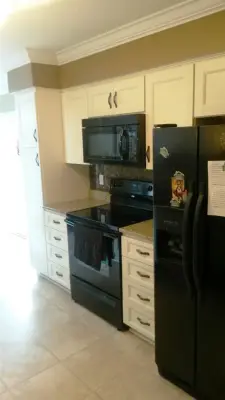 Bisque Cabinet Refacing by Kitchen Solvers Of Fort Wayne & Toledo