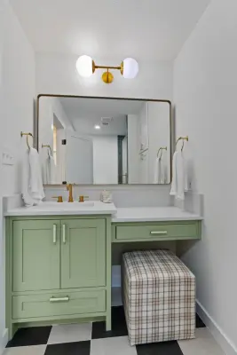 Serene Visitor Bathroom — Kitchen Remodeling project by LFM Construction & Remodeling
