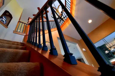 Berlin Residence - Revised Handrail by Cornerstone Remodeling, Ltd