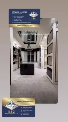 Revamped Closet Design — Home Renovation & Remodeling Services project by E & G Projects And Services LLC