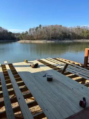 Updated Joists and Decking Planks by Built By Josh LLC