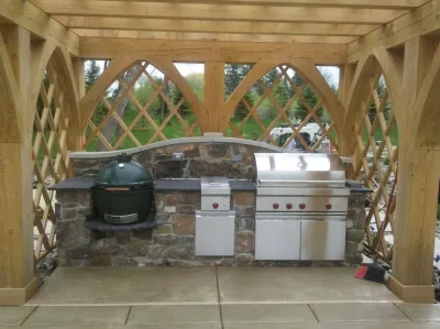 Outdoor Kitchen — Landscape Design project by MH3 Design Group