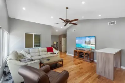 Long Beach, CA Office and Entertainment Room Renovation by Katz Design & Builders Inc.