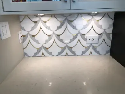 Contemporary Backsplash Renovation Zionsville, IN by HouseWurks