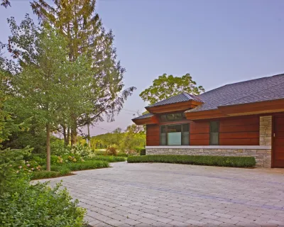 Wing Lake Contemporary — Landscape Design project by Michael J. Dul & Associates, Inc.