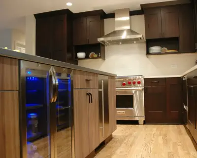 Modern and Transitional Kitchen Blend in Naperville, IL by Adam Hartig by Adam Hartig