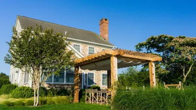 Michelle Madonna Design - Outdoor Lighting Installation in Westbury, NY