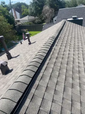 GAF HDZ Weathered Wood Roof Replacement and Interior Repair — Home Renovation & Remodeling Services project by Universal Roofing And Restoration