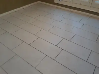 Italian ceramic tile flooring — Home Renovation & Remodeling Services project by B. Smart Construction
