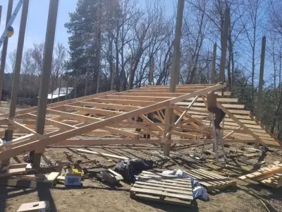 130x38 Knight Pole Barn — Home Renovation & Remodeling Services project by Kingdom Building Brothers LLC