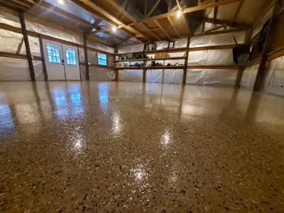 Resin Flooring — Home Renovation & Remodeling Services project by MHC Remodeling Pros