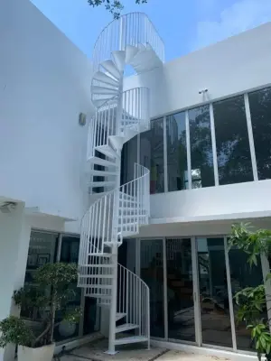 Metal Staircase Design and Construction — Home Renovation & Remodeling Services project by C4 Orion Construction