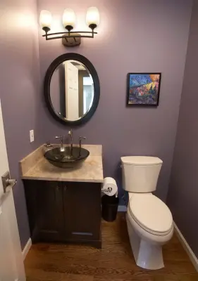 Kirkland Energized Powder Room by McAdams Remodeling & Design