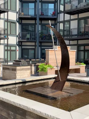 Burlington Station, Chicago ILL. — Landscape Design project by Modfountain.com