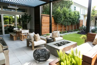 Ironwood Retreat — Landscape Design project by Molly Wood Garden Design in Newport Beach