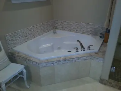 Richards Master Bathroom — Home Renovation & Remodeling Services project by Built Construction & Electric