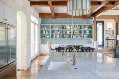Contemporary Farmhouse Kitchen and Dining Room Renovation by the River — Home Renovation & Remodeling Services project by Buck The Builder