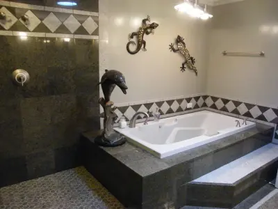 Bedroom Expansion with Bathroom, Sauna, and Walk-In Closet by Gesang Remodeling