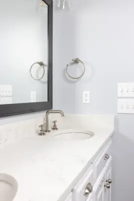 Simpsonville Transitional Primary Bathroom Renovation — Home Renovation & Remodeling Services project by Construction Straight Up