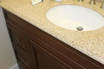 Compact Bathroom Renovation by Virginia Building And Remodeling
