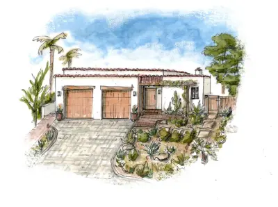 Contemporary Spanish New Construction by Dovetail Projects