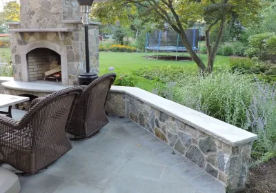 Alfresco Dining in Chatham — Landscape Design project by Apple Tree Landscapes, Inc.
