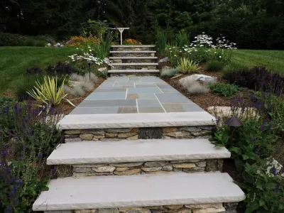 Apple Tree Landscapes, Inc. - Retaining Wall Construction in Lebanon, NJ