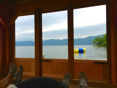 Framed timber screened patio — Home Renovation & Remodeling Services project by Three Four Builders