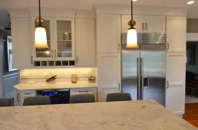 Naperville Kitchen and Powder Room Renovation by Adam Hartig by Adam Hartig