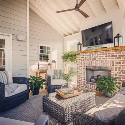 Charter Colony Screened Porch — Home Renovation & Remodeling Services project by RVA Remodeling