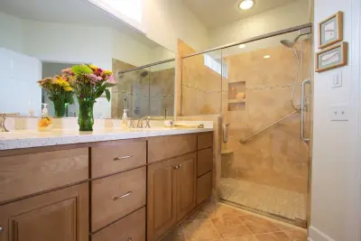 Inclusive Design Luxury Bathroom by Blue Ridge Design Build