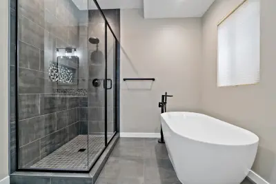 University Place Bathroom Renovation — Home Renovation & Remodeling Services project by Woodside Custom Homes