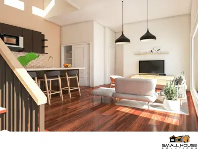 The Bachelor Pad in the Hills - ADU - 1,040 by Small House Solutions