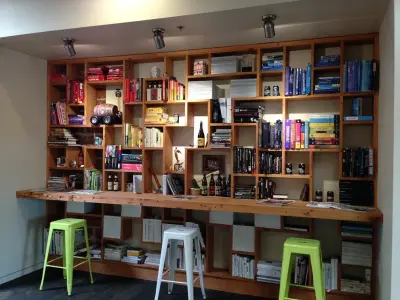 Century-Old Reclaimed Timber Bookcase for Downtown Bend — Home Renovation & Remodeling Services project by Ron Brown - The Finisher