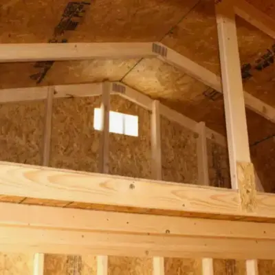 10x12 Express Side Lofted Barn — Home Renovation & Remodeling Services project by Bald Eagle Barns, LLC