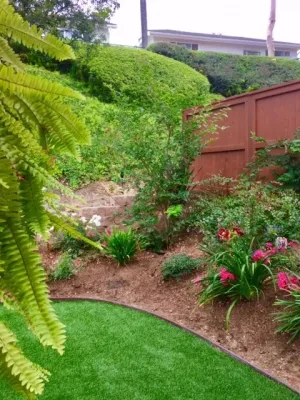 Ranch Style Home Renovation Design with After Installation Photos by My Garden: Landscape Design By Wayne