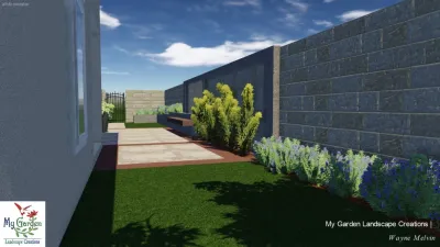 Modern Theme - Small Space, Irvine — Landscape Design project by My Garden: Landscape Design By Wayne in Irvine
