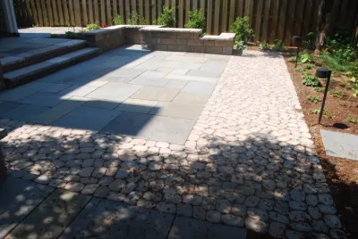 Circle Courtyard Design & Build | McLean Providence — Landscape Design project by Native Plant Landscape Design Corp