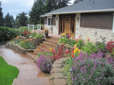 Bellevue - Curb Appeal and Color — Landscape Design project by Natural Greenscapes LLC in Bellevue