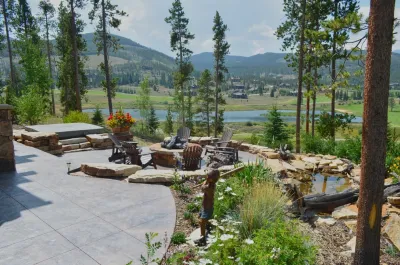 Design - Build Private Residence Landscape in the Highlands at Breckenridge, CO by Neils Lunceford, Inc.