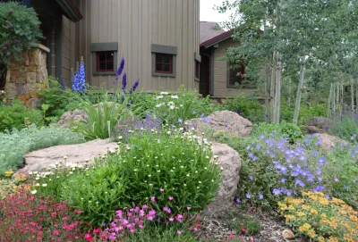 Design - Build Landscape Local Summit Residence by Neils Lunceford, Inc.