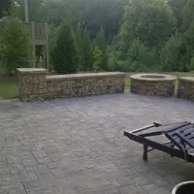 Outdoor Firepit and Paver Patio — Landscape Design project by North Georgia Landscape Managemement LLC