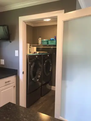A Fresh Laundry Space by Technically Aesthetic General Contractors